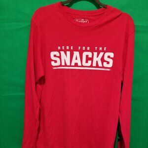 Hormel Foods Give Away Long Sleeve Logos Print Men Large Here For The Snacks